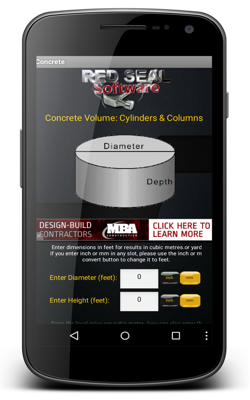 Best Concrete Calculator App / Concrete Calculator How Much Concrete Do