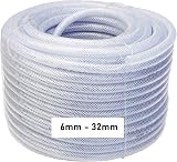 B2C Food Grade PVC Tube Hose Braided Reinforced Air Water Fish Pond Aquarium