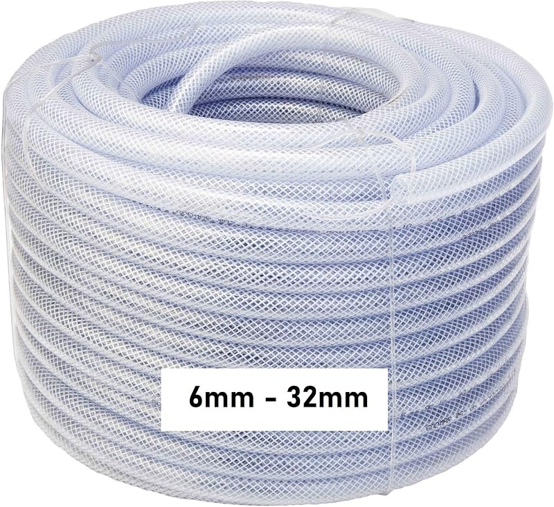 B2C Food Grade PVC Tube Hose Braided Reinforced Air Water Fish Pond Aquarium