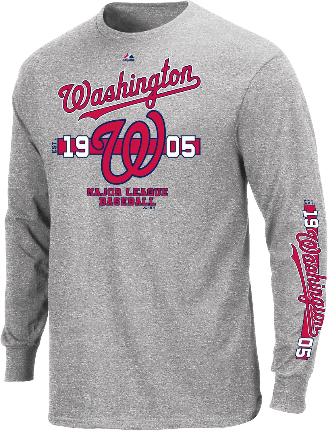 Amazon.com : MLB Washington Nationals Opening Series Long Sleeve Basic Tee Boys' : Sports Fan T 