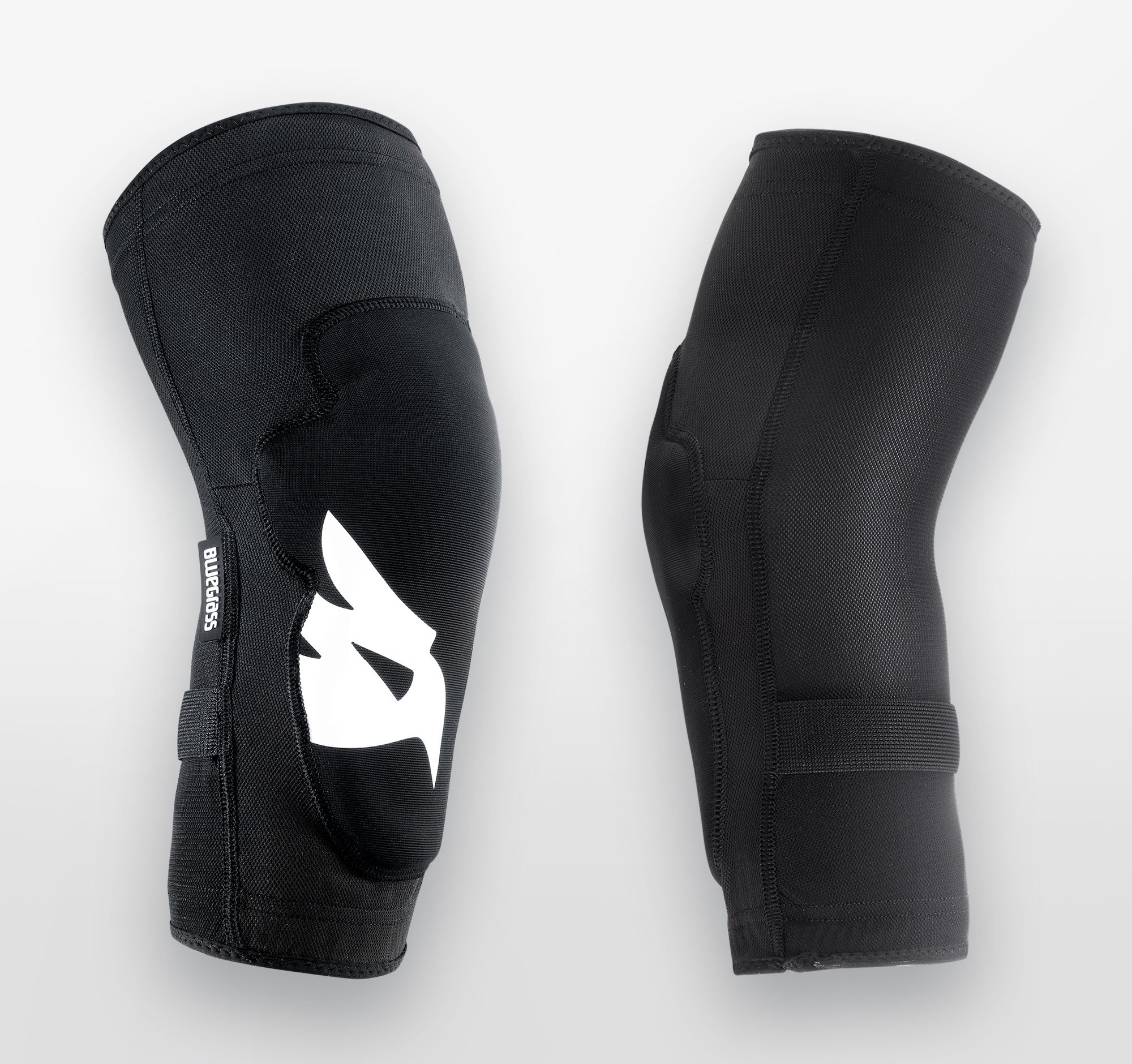 Blue Grass Unisex's SKINNY KNEE PADS M, Black/White, M