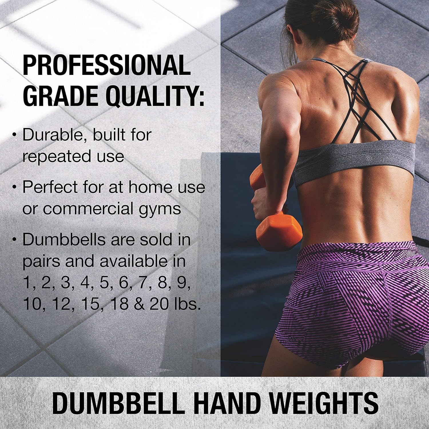 SPRI Deluxe Vinyl Dumbbells (Lt. Purple, 2-Pound) (1 Set) : Sports & Outdoors