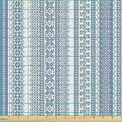 Ambesonne Nordic Fabric by The Yard, Vertical