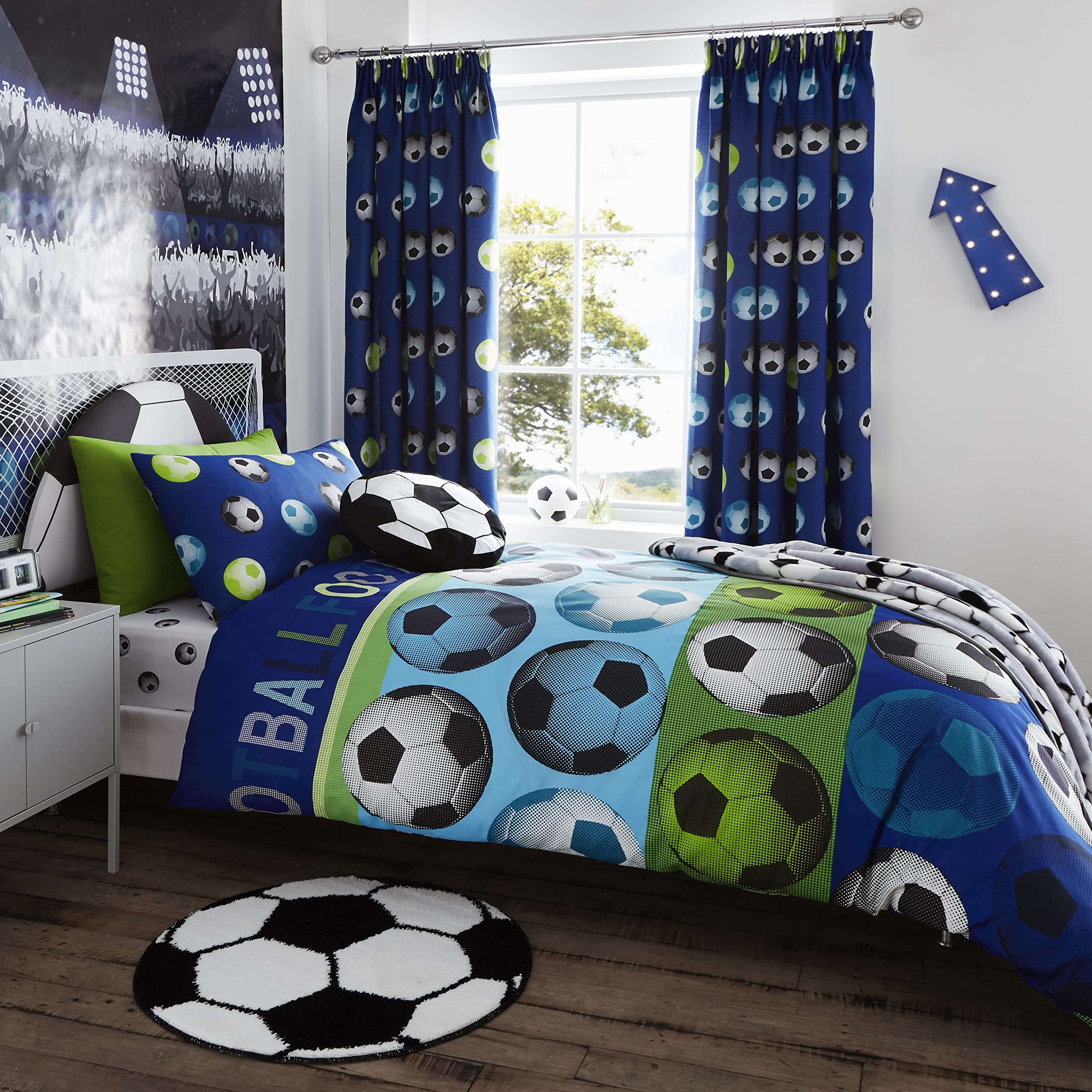 Catherine Lansfield CLHOME Football Blue