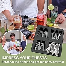 DRINKSPLINKS Silicone Ice Cube Mold Tray - Custom