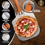 Deer & Oak 12 Inch Pizza Peel Wooden Aluminum Foldable Paddle view 2