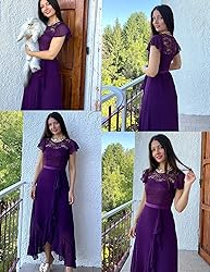 BeryLove Homecoming Dresses for Teens Wedding Guest