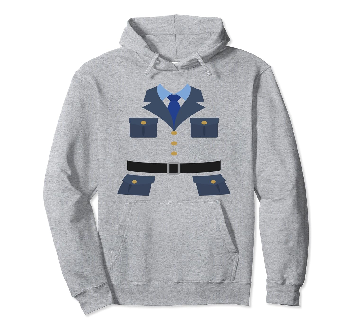 Police Officer Detective Suit Halloween Costume Hoodie-ANZ