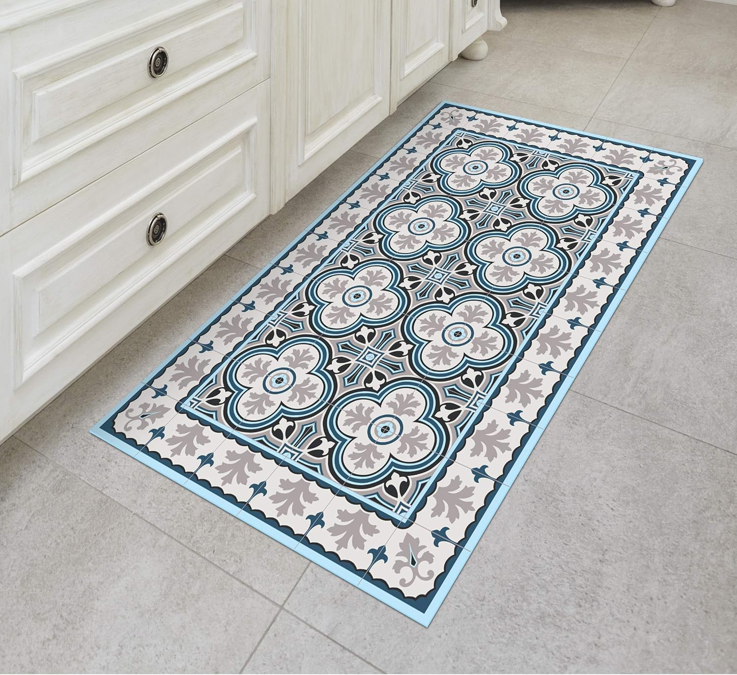 Amazon Com Tiva Design Lisbon Vinyl Floor Mat Decorative