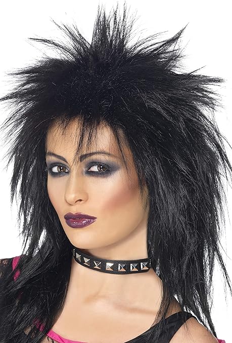 ウィッグ 黒 ロックシンガー風 カツラ ロング マレット 大人女性用 Rock Diva ウィッグ 通販 Amazon
