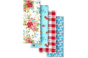 The Pioneer Woman Sweet Rose Kitchen Towel Set of 4