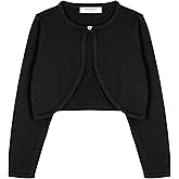 BOLEROSE Girls Long Sleeve Cardigan Childrens Kids Bolero Shrug