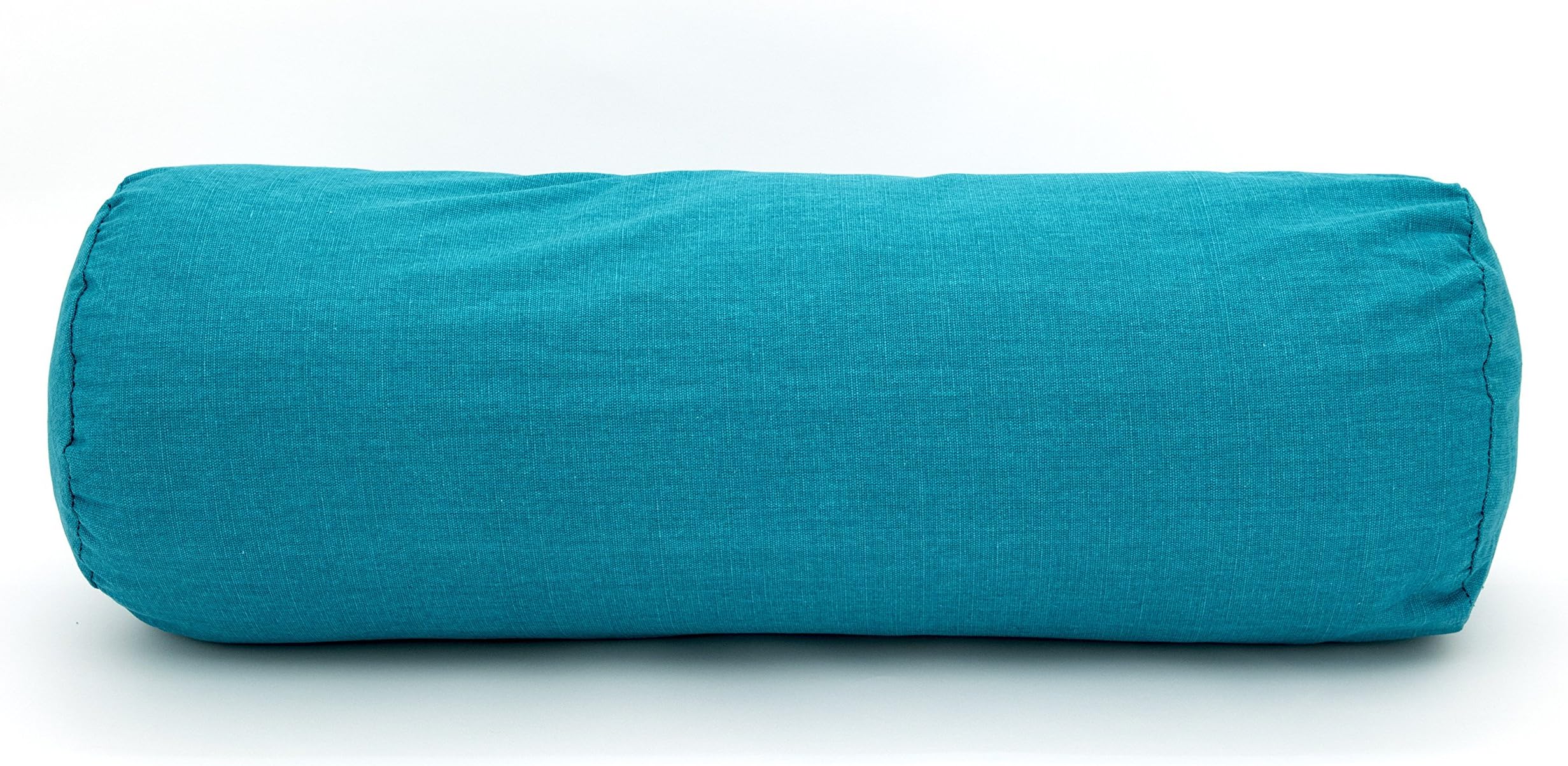 Adam Home Support Bed Bolster Pillow Cushion With Teal Cover 100% Cotton Dyed Cases Small-10x37 Cm