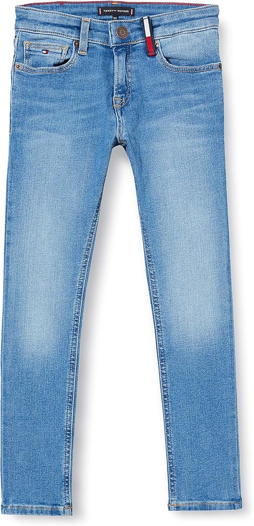 Tommy Hilfiger Boy's Steve Slim Tapered SPHBST Jeans, Blue (Sphere Light Blue Stretch 1AB), One 