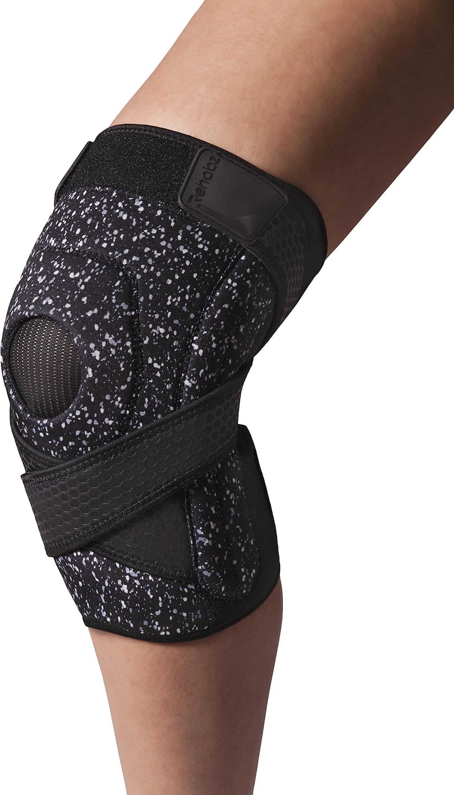 Rehabz Pro Performance Neoprene Knee Brace with Patella stabilizing Knee Support, Unisex, One Size fits up to 22in (Measured 3in Above Kneecap)