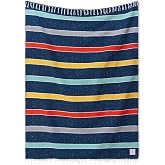 Mexican Blanket by Laguna Beach Textile Co - Beach, Yoga, Camping, or Decorative Throw Blanket - Traditional Handmade Serape - Sunset