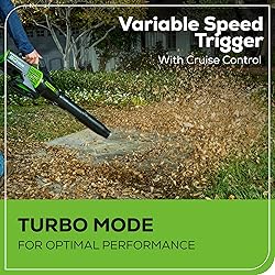 Greenworks 60V 13" Cordless String Trimmer & Leaf