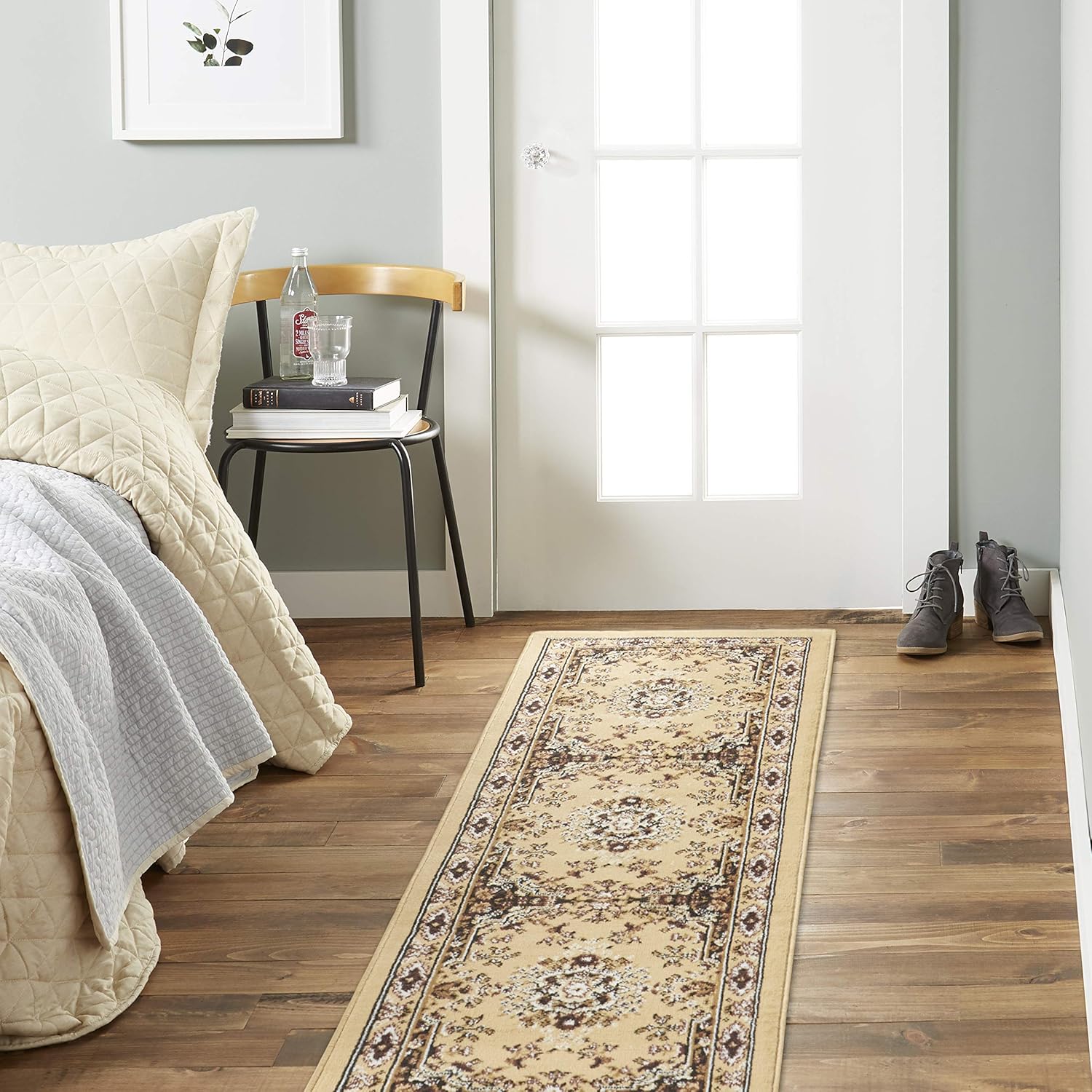 Best Black Floral Kitchen Runner Rug