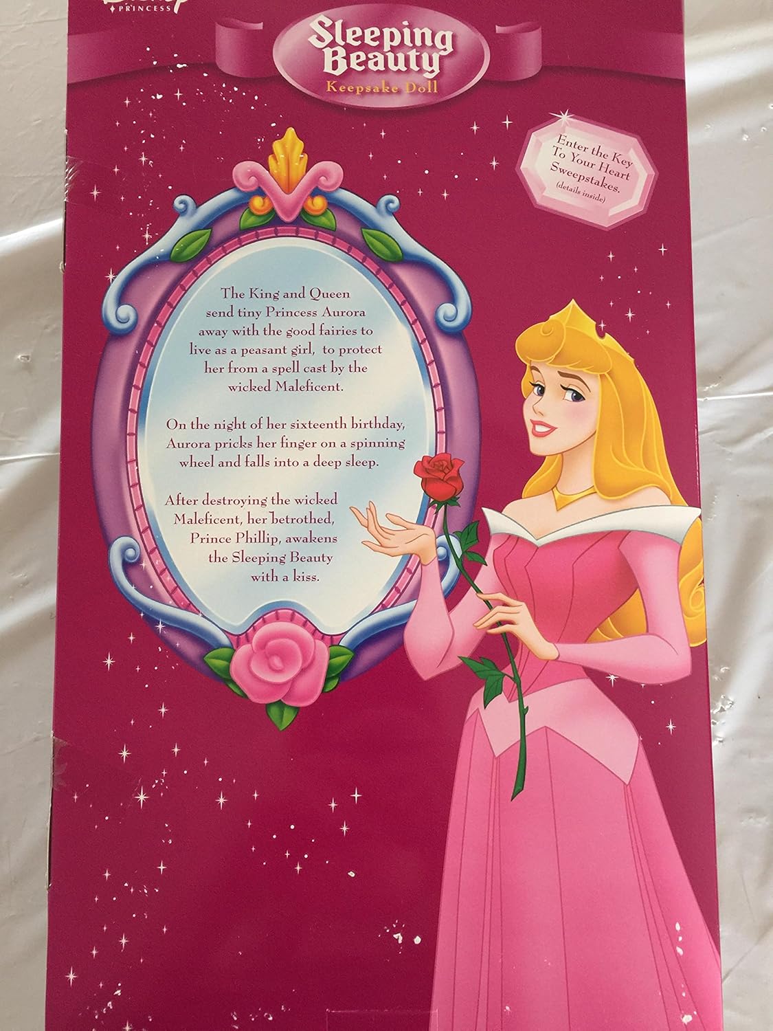 sleeping beauty porcelain keepsake doll