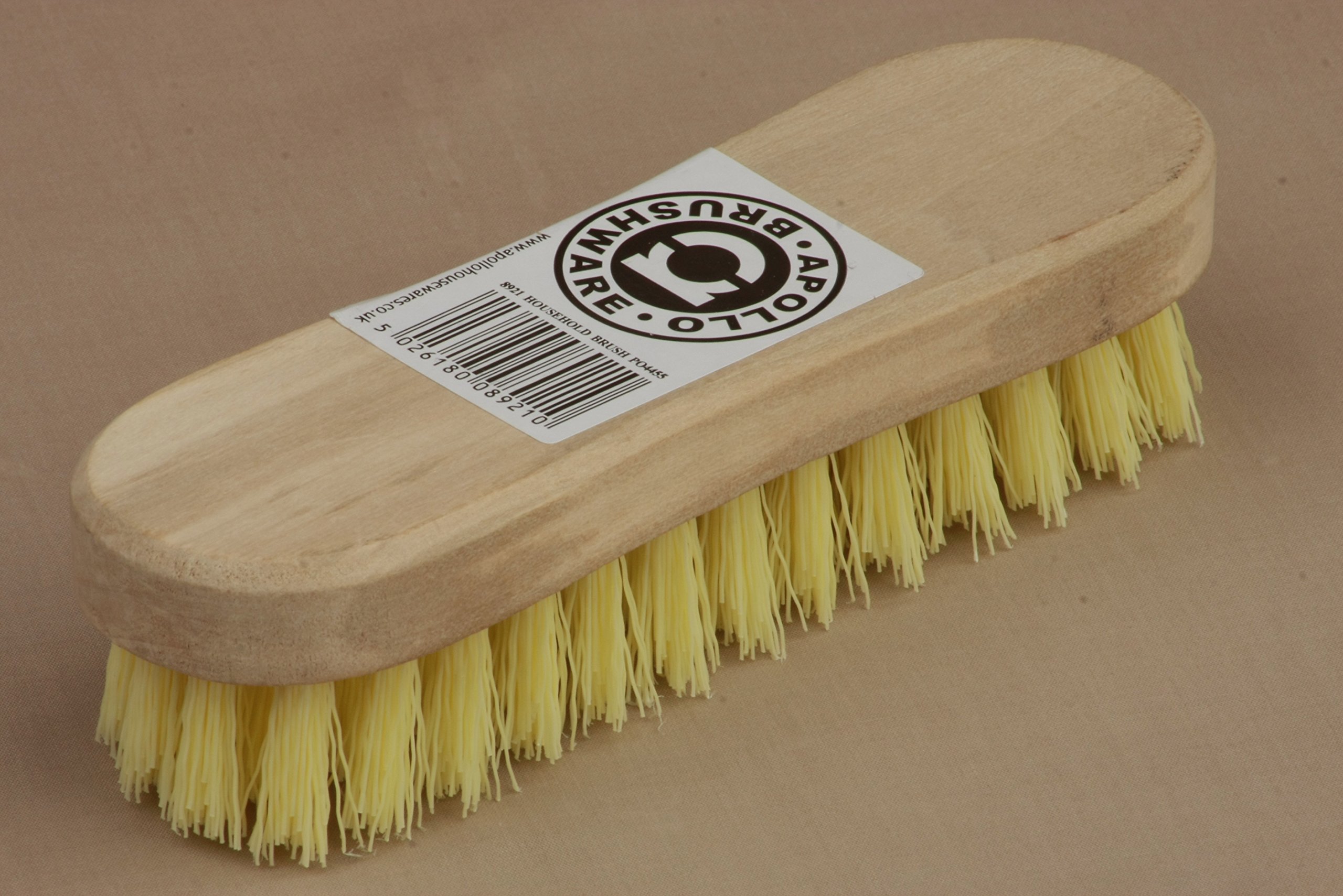 1 x Small Scrubbing Brush Round Ends Scrub Brushes Wooden Brand New Fast Postage