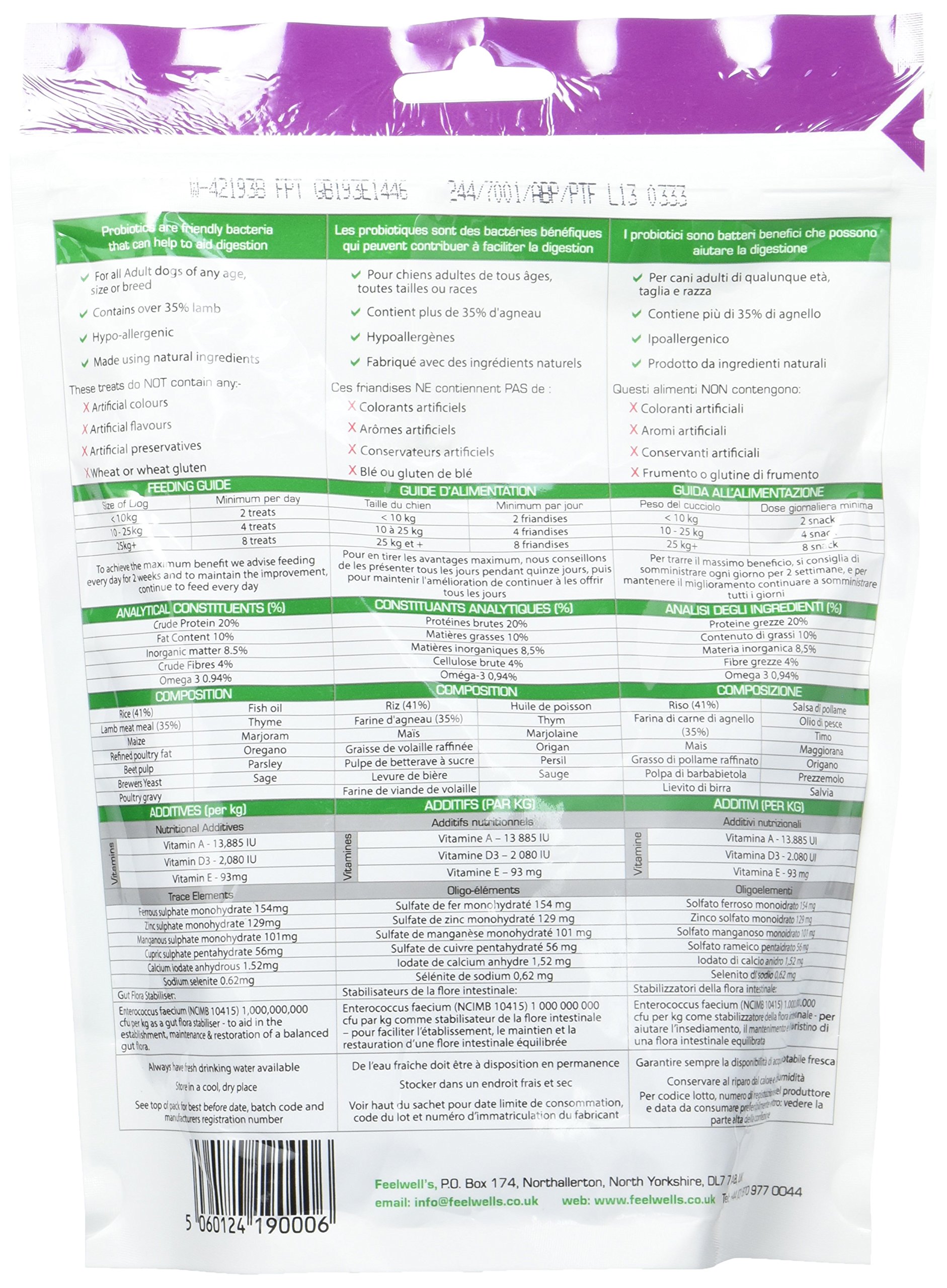 feelwells probiotic dog treats