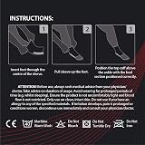 Rymora Foot Compression Socks Sleeves Small White Pair (16-21 cm Arch) view 8