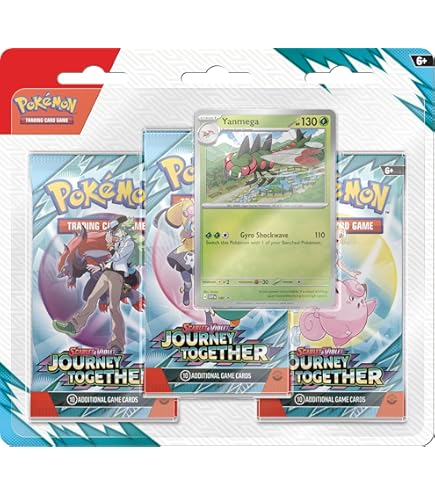 Amazon.com: Pokemon TCG: Scarlet & Violet — Journey Together Three
