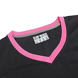 Pullonsy Blank Black Football Jerseys for Men Women