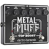 Electro-Harmonix Metal Muff with Top Boost Distortion Pedal | The ultimate metal distortion pedal!