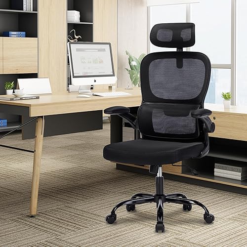 Lumbar Support Komene Office Chair With Meshed High Back SOMEET