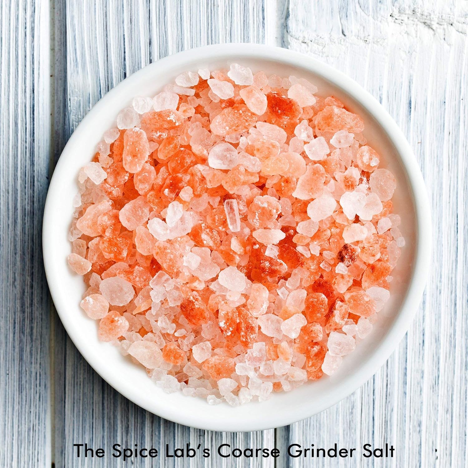 The Spice Lab Himalayan Salt - Coarse 2.2 Lb / 1 Kilo - Pink Himalayan Salt is Nutrient and Mineral Dense for Health - Gourmet Pure Crystal - Kosher & Natural Certified : Grocery & Gourmet Food