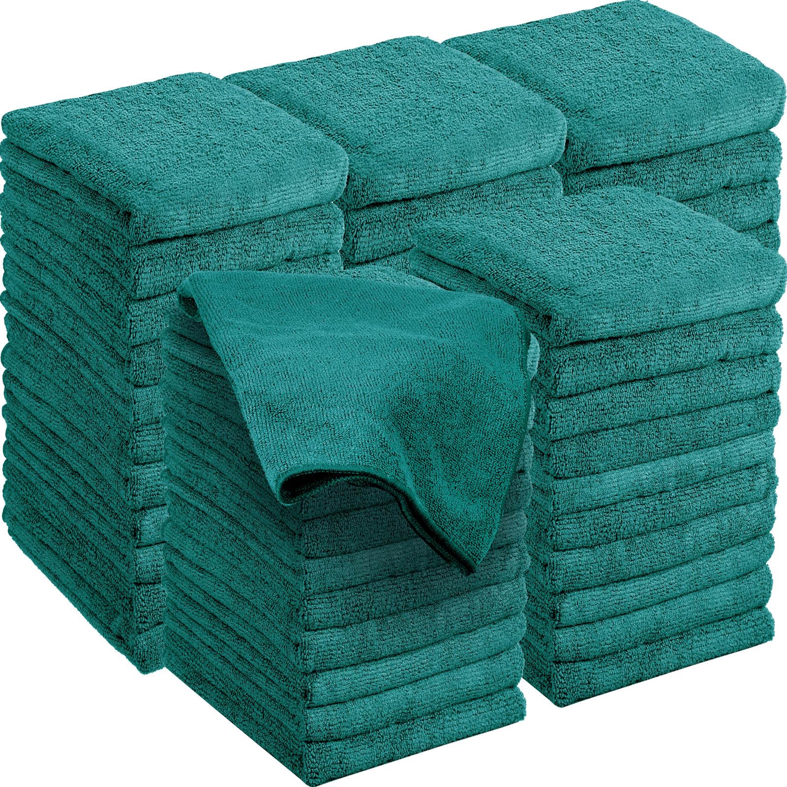 Photo 1 of 36 Packs of Bleach Proof Towels Microfiber Absorbent Salon Towels Bleach Resistant Salon Hand Towels for Gym, Bath, Spa, Shaving, Shampoo, Home Hair Drying, 16 x 28 Inches (Dark Green)