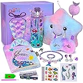 Cherry Tale Mermaid Toys Gifts for Girls 4-6 7 8 9 10 Years Old, Girls Birthday Gifts Set with Light Up Star Pillow Diary Plu