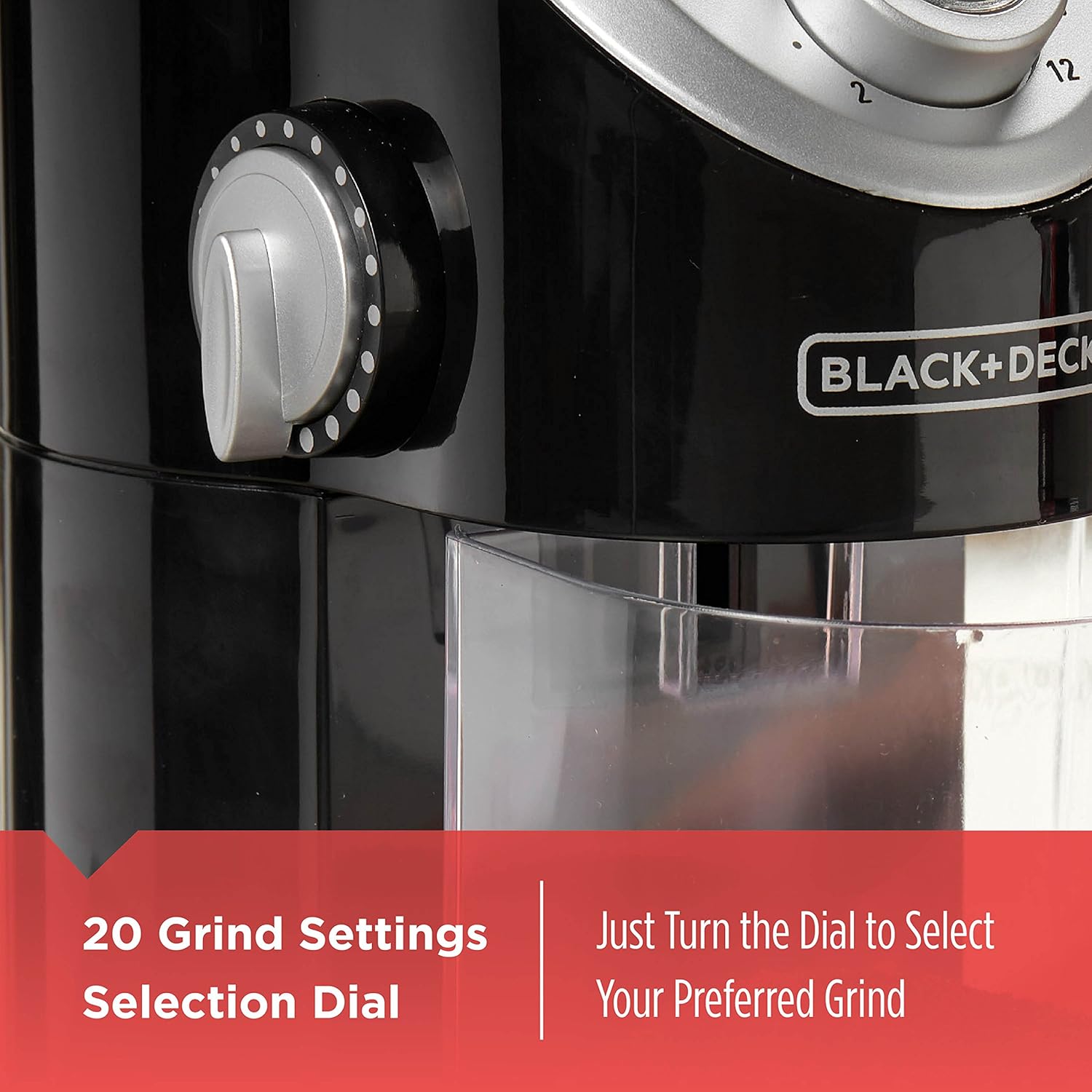 Coffee Grinders Home & Garden Black Black & Decker CBM310BD Burr Mill
