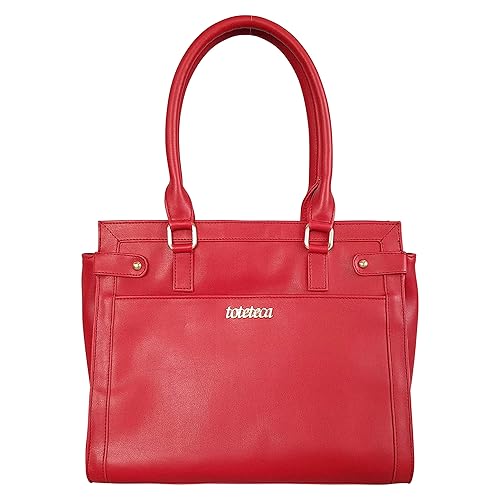 Toteteca Bag Works Toteteca Minimal Office Bag Womens Shoulder (Red)