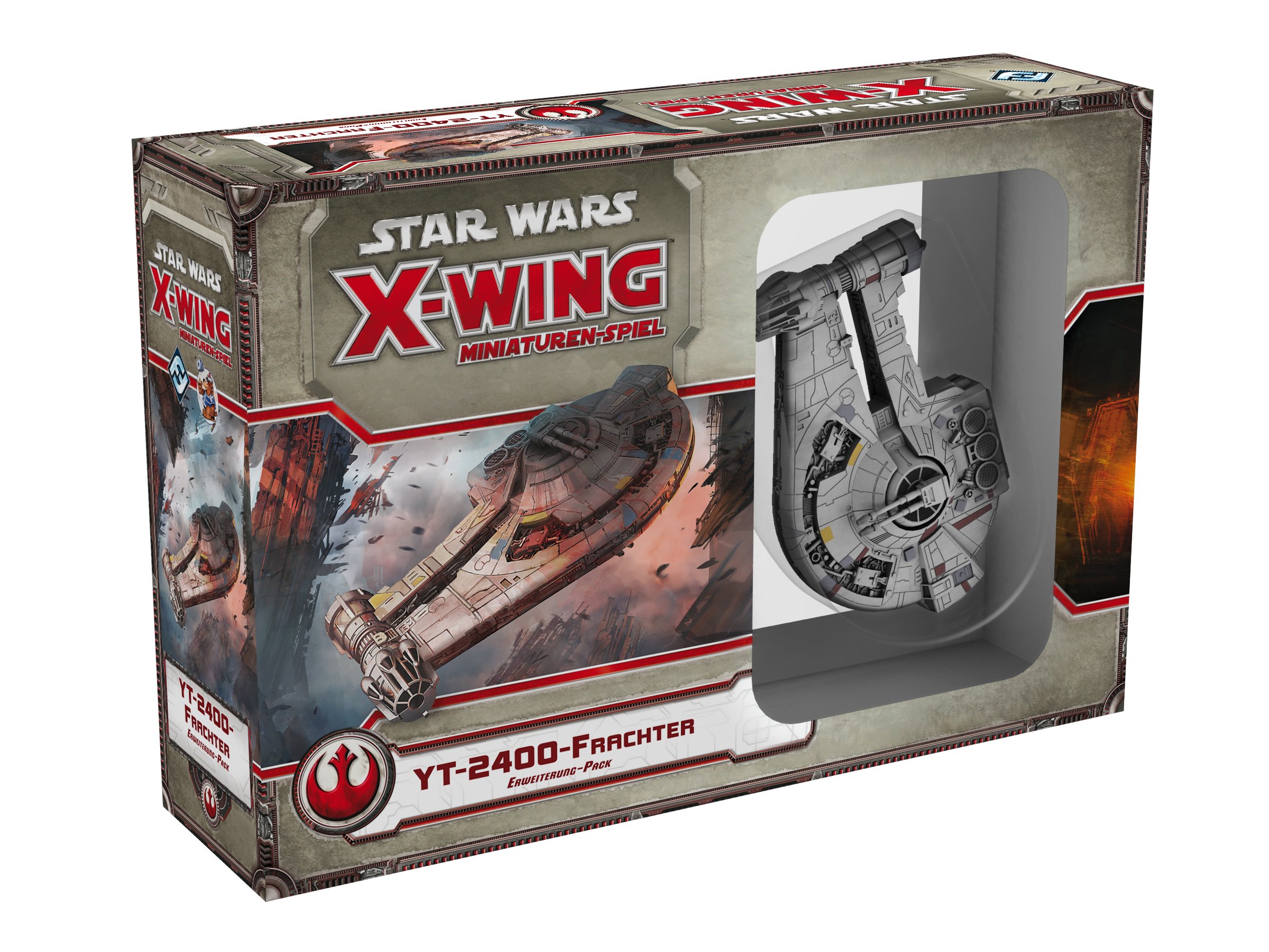 Asmodee HEI0422 Star Wars X-Wing YT-2400 Freighter Expansion Pack
