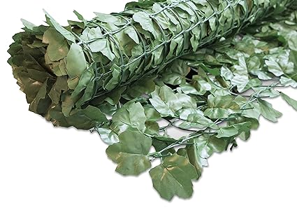 Windhager Sichtschutzhecke Ahorn Sichtschutz Windschutz Verkleidung für Balkon Terrasse Zaun, grün, 100 x 300 cm, 06493