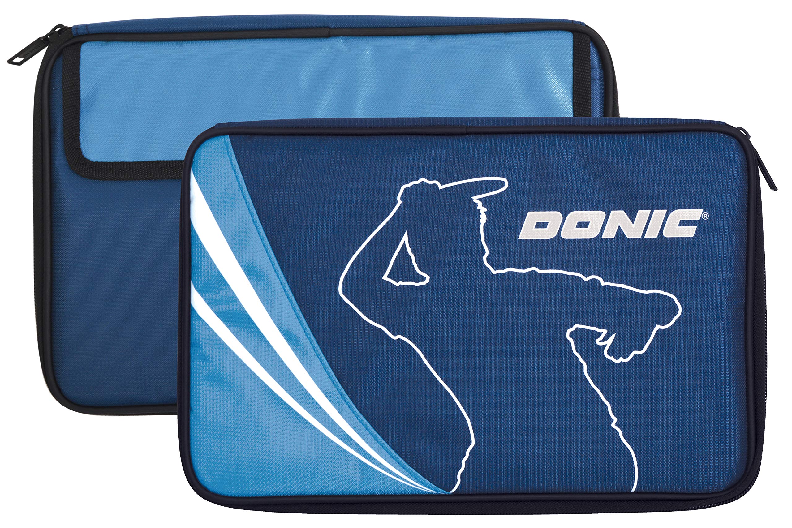 Donic-Schildkröt Legends Table Tennis Bat Cover, for Up to Two Rackets, Incl. Accessory Compartment, 818540