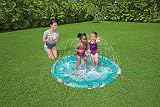Bestway Sprinkler Splash Pad Kids Marine Life Ocean Design Ages 2+ view 3