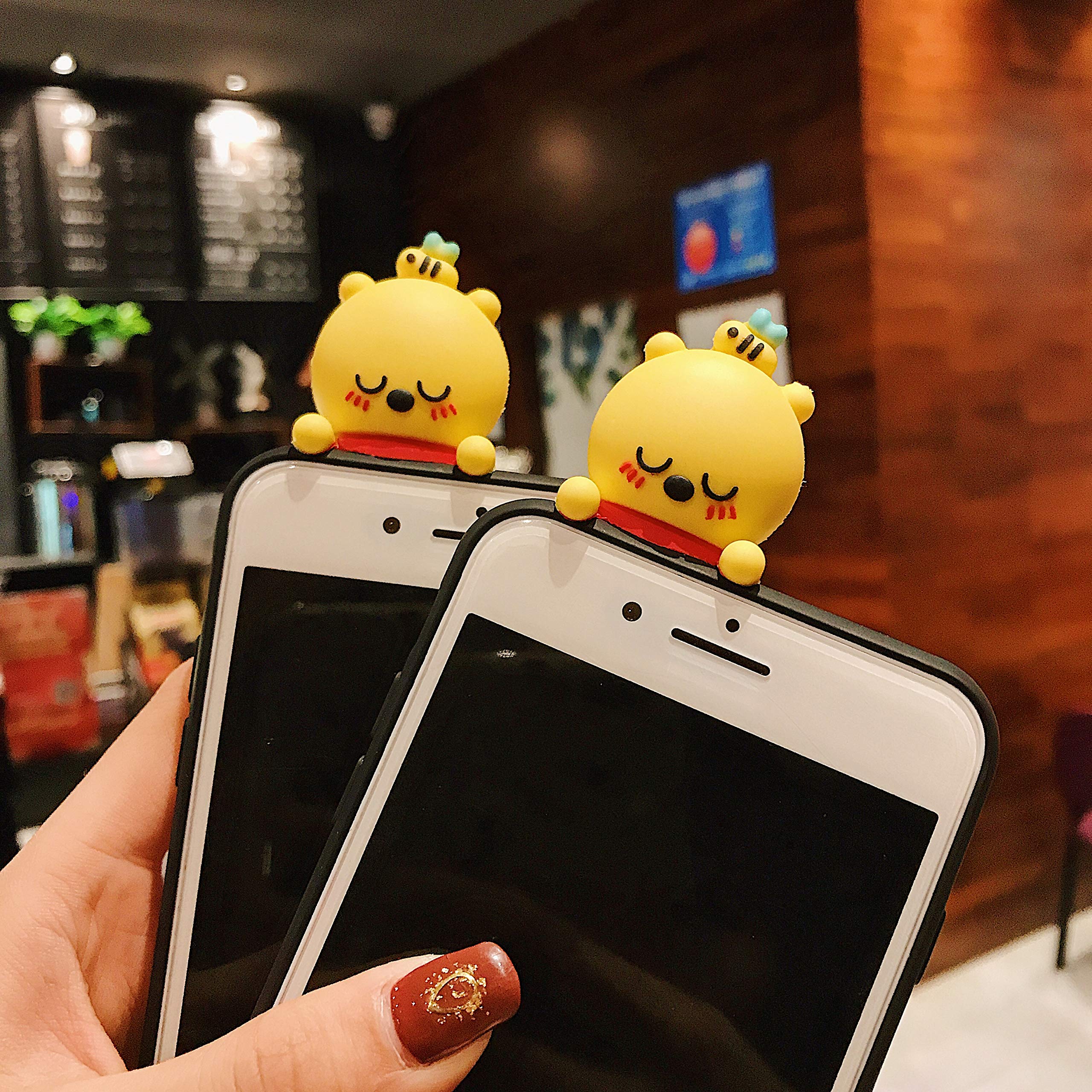 VANVENEVANVENE Cute 3D Winnie Cartoon Funny Animal Character Case Cover  Compatible with iPhone 11 Pro Case inch for Kids Girls And BoysFits  Apple