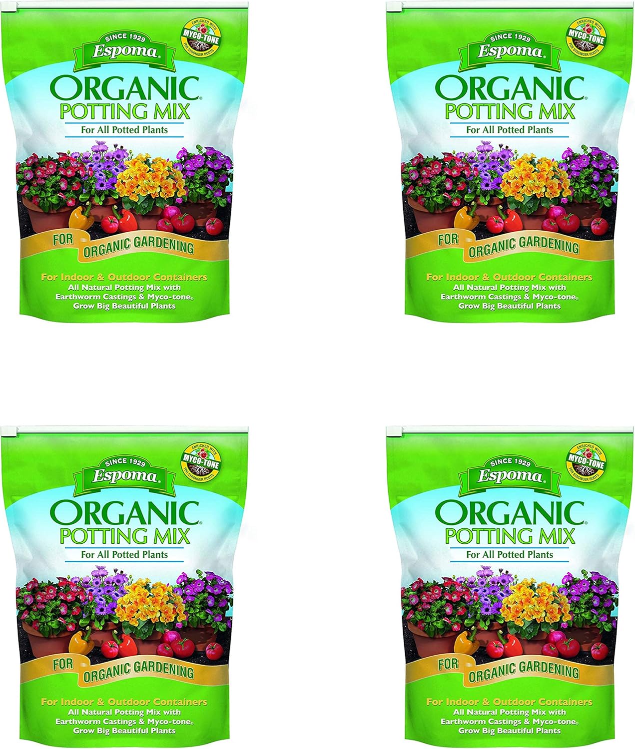 Espoma AP8 8-Quart Organic Potting Mix : Soil : Garden & Outdoor