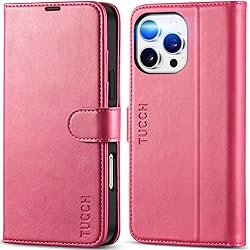 TUCCH Case for iPhone 16 Pro Max Wallet Case, PU