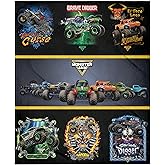 Monster Jam Grave Digger and Company Monster Truck Silk Touch Soft Fleece Plush Throw Blanket