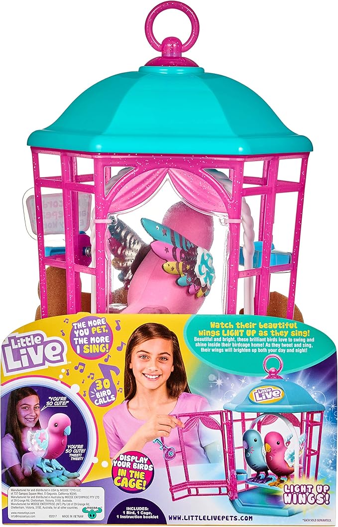 little live pets light up bird cage