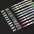 Mr. Pen- Metallic Paint Markers, 10 Colors, Metallic Markers for Black Paper Pens to Write on Black Paper