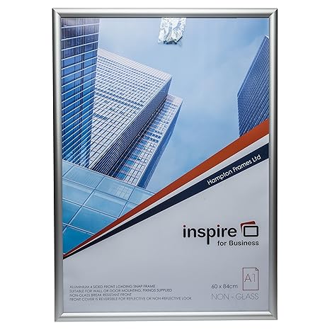 The Photo Album Company SNAPA1S A1 Inspire for Business Schnapprahmen, Aluminium
