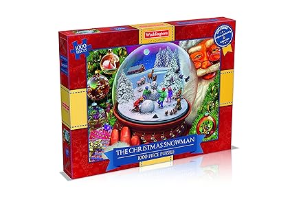 Waddingtons 2015 Weihnachtspuzzle - Weihnachten Schneemann (1000 Stück)