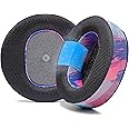 WC Freeze Maxwell - Cooling Gel Replacement Earpads for Audeze Maxwell Headphones by Wicked Cushions - Elevate Comfort, Durability, Thickness & Sound Isolation for Epic Gaming Sessions | Speed Racer