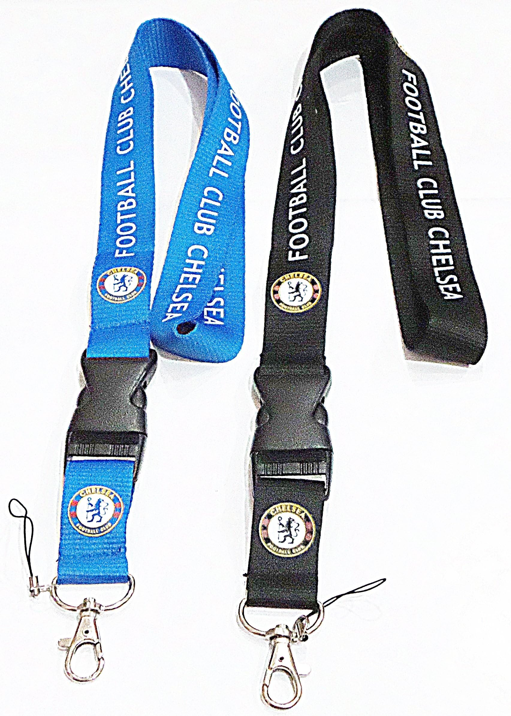 Chelsea Keychain Lanyard Combo Blue & Black