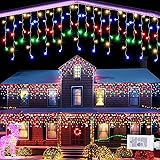Lomotech Christmas Icicle Lights - 32Ft 8 Modes